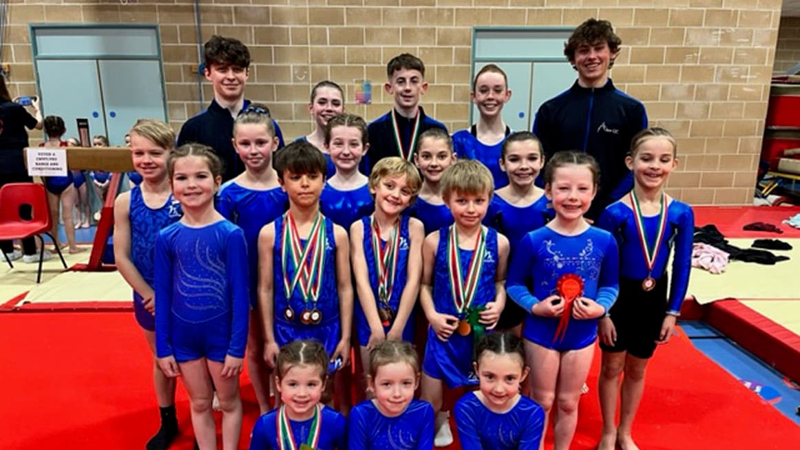 Young Aberystwyth gymnasts land huge haul of medals cambriannews.co.uk